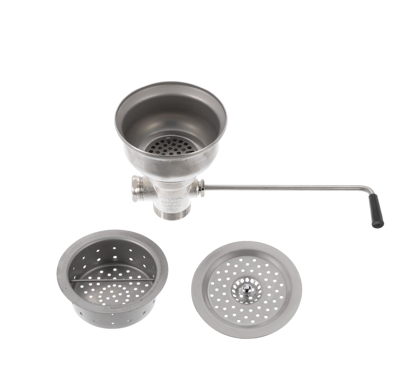 Encore® Twist Handle Box Pattern Drain, 6-1/2" Sink Opening, 2" Outlet with Overflow Assembly