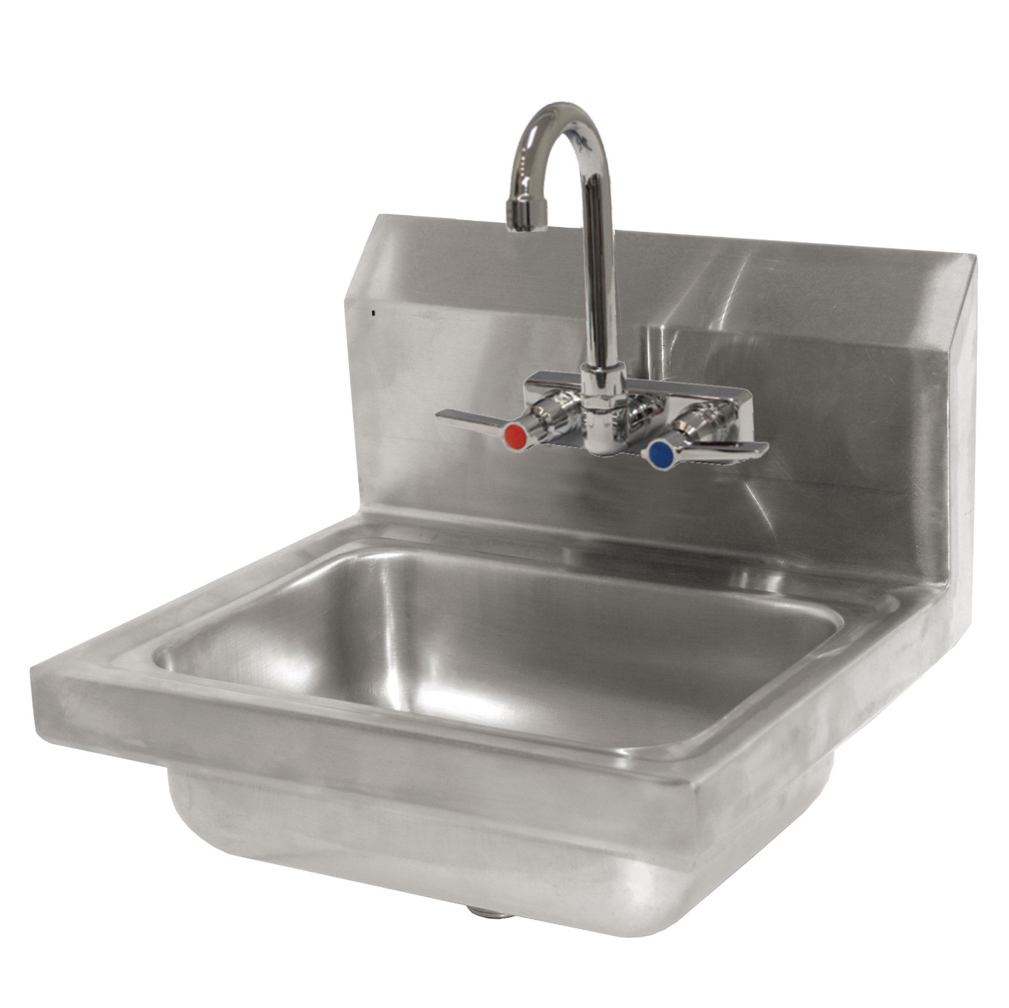 Stainless Steel Bar Sink, 20ga, 10"x14"x5" With Faucet, Drain & Bracket