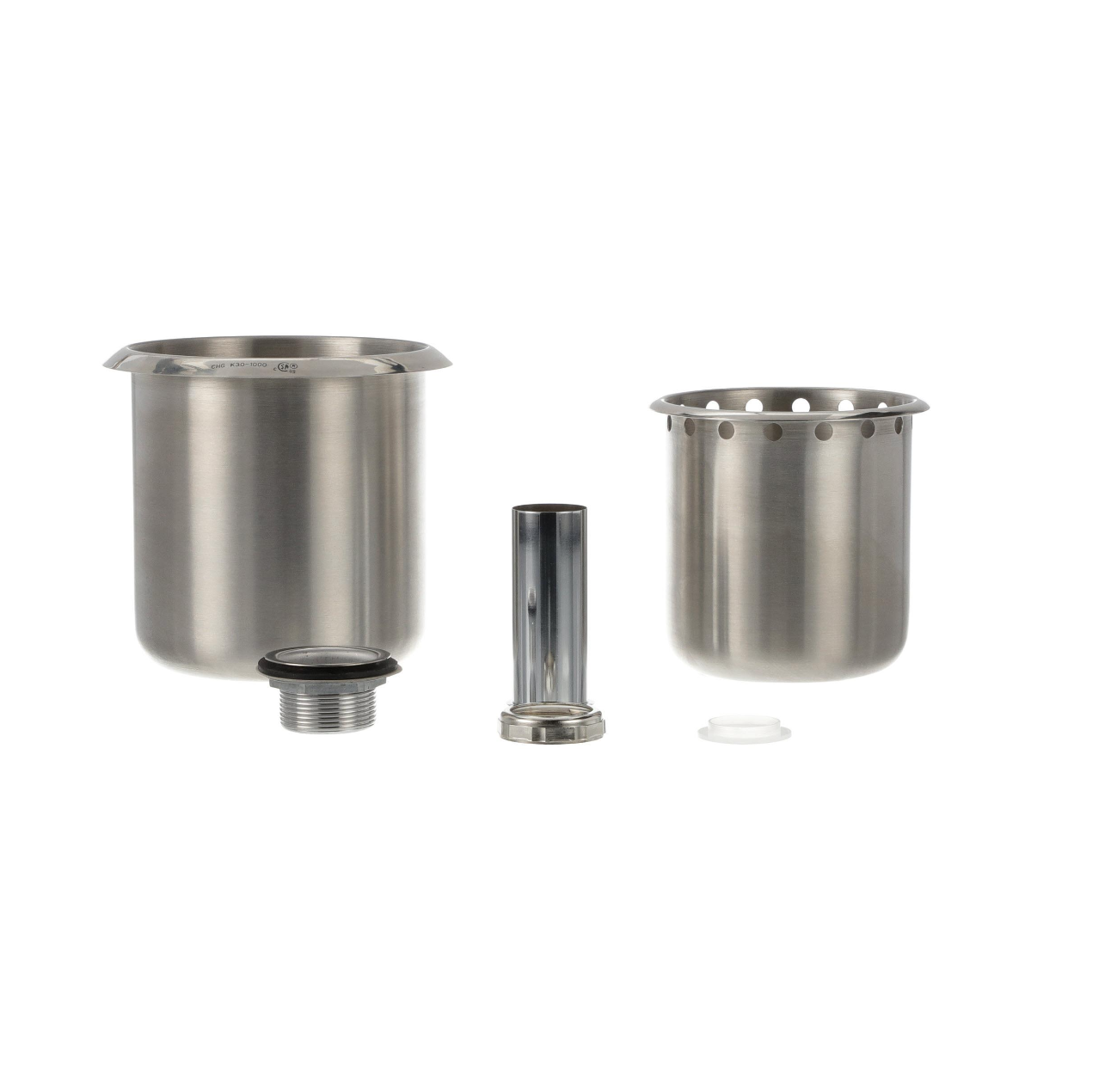 Encore® Stainless Steel Dipper Well Assembly Complete Less Faucet