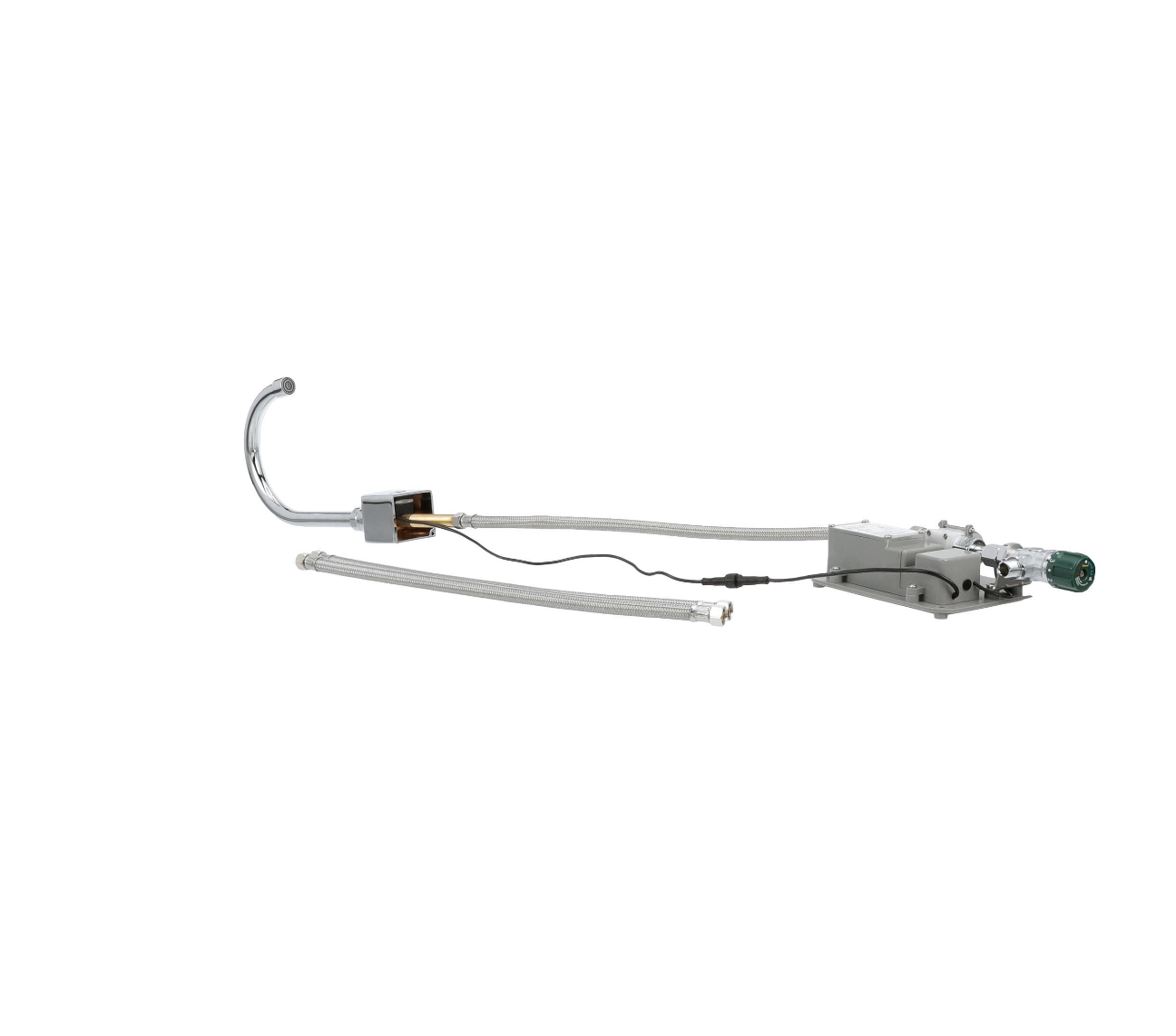 Intelli-Flo EZ Electronic Deck Mount Faucet 6-1/2" Gooseneck Spout with Thermostatic Mixing Valve and 1.5 gpm Laminar Flow Vandal Resistant