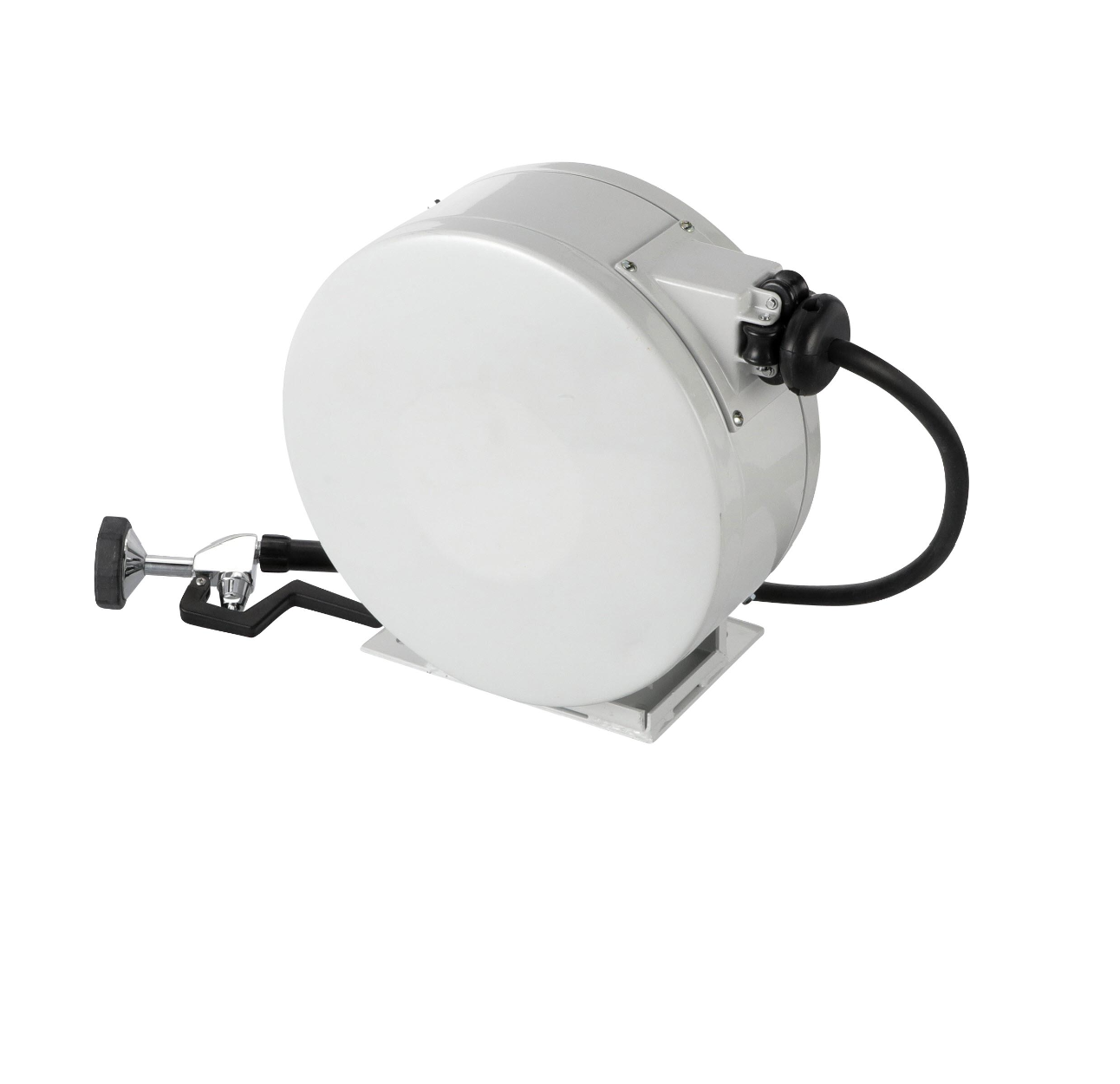 Encore® Hose Reel with 35 ft. Hose, Enclosed Powder Coated Reel Assembly, 3/8" NPT Inlet and 3.3 gpm Spray Valve
