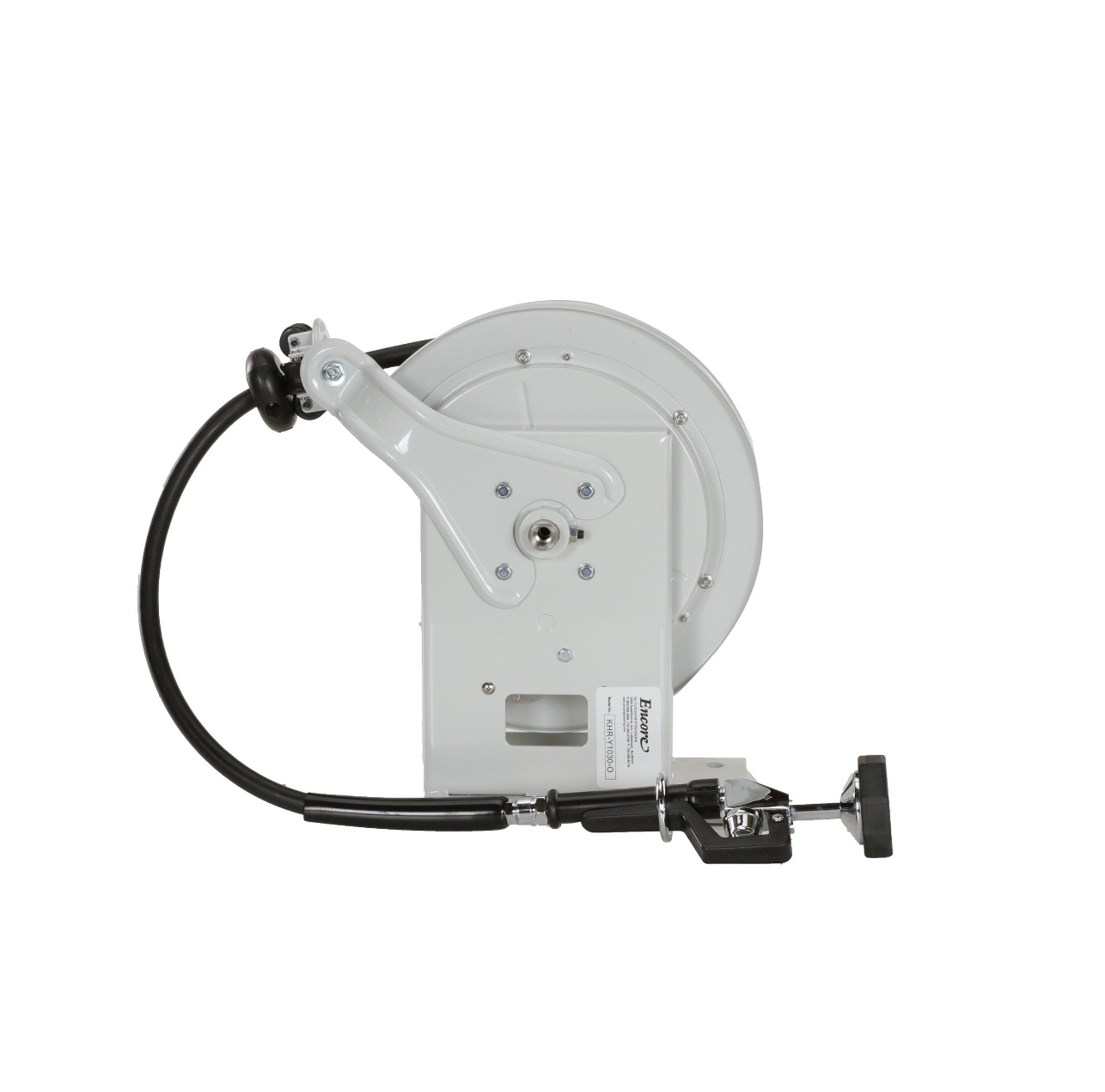 Encore® Hose Reel with 35 ft. Hose, Open Powder Coated Reel Assembly, 3/8" NPT Inlet and 3.3 gpm Spray Valve