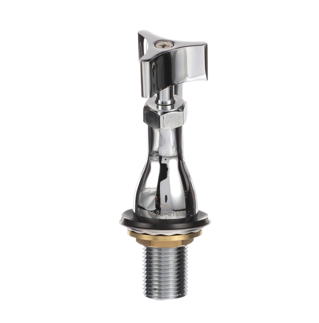Dipper Well Faucet Only, Brass Chrome Plated, 1.33 gpm