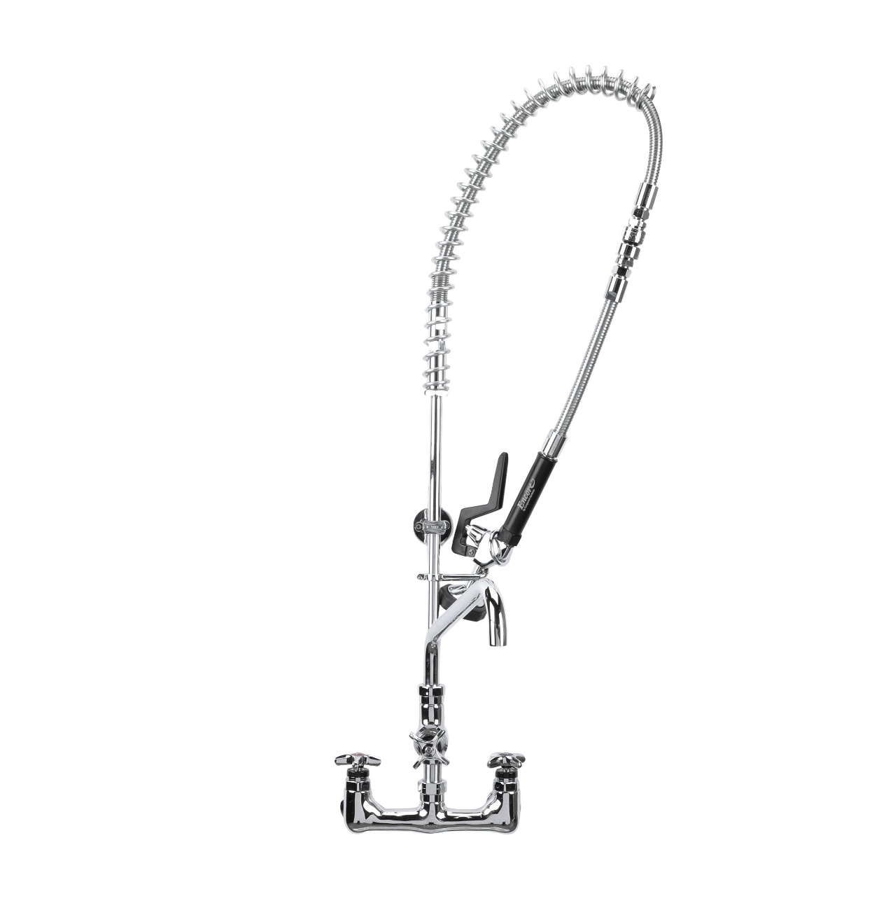 Encore® Quik-fil™ 8" OC Wall Mount 3/4" High Volume Pre-Rinse with 10" Add On Faucet