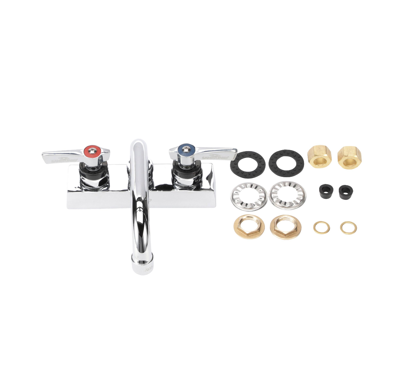 Encore 4" OC Deck Mount Faucet with 6" Swivel Spout and Lever Handles
