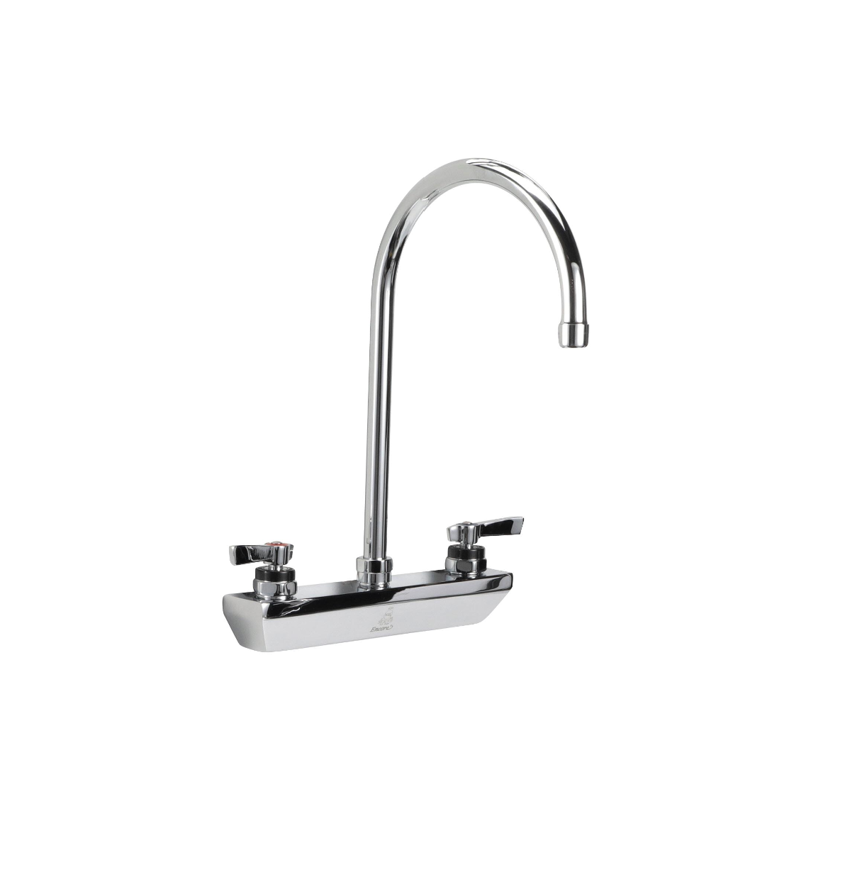 Encore 8" OC Wall Mount Faucet with 8-1/2" Swivel Gooseneck Spout