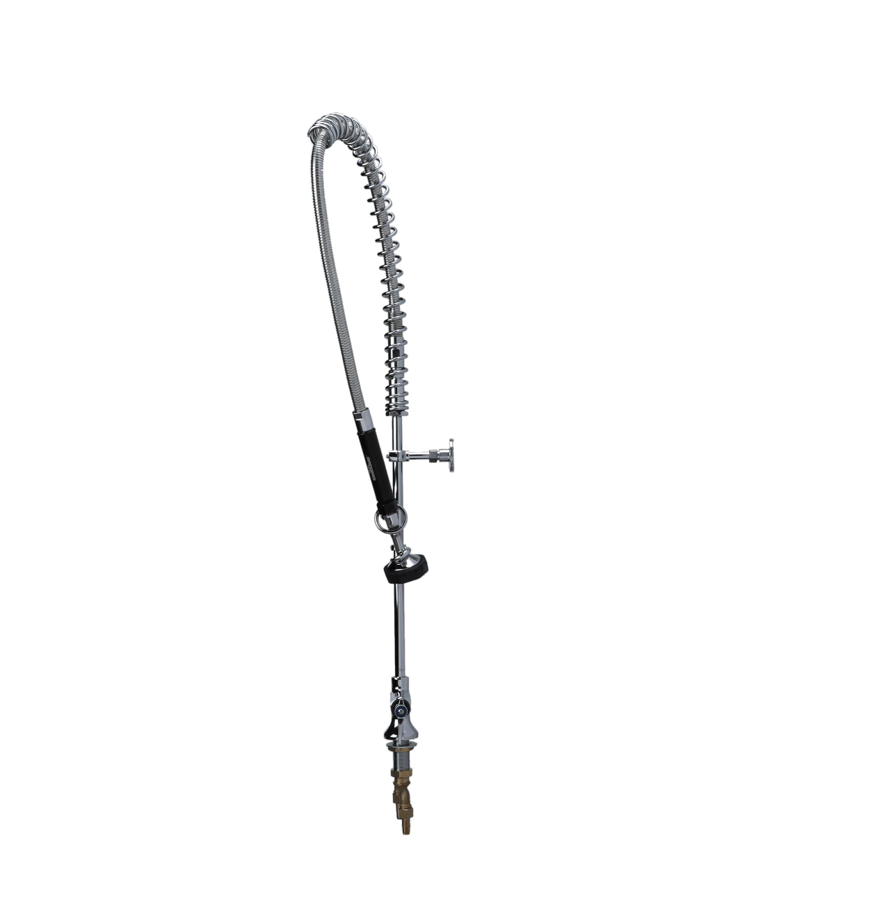 Encore Single Hole Deck Mount Pre Rinse Assembly with Wall Bracket