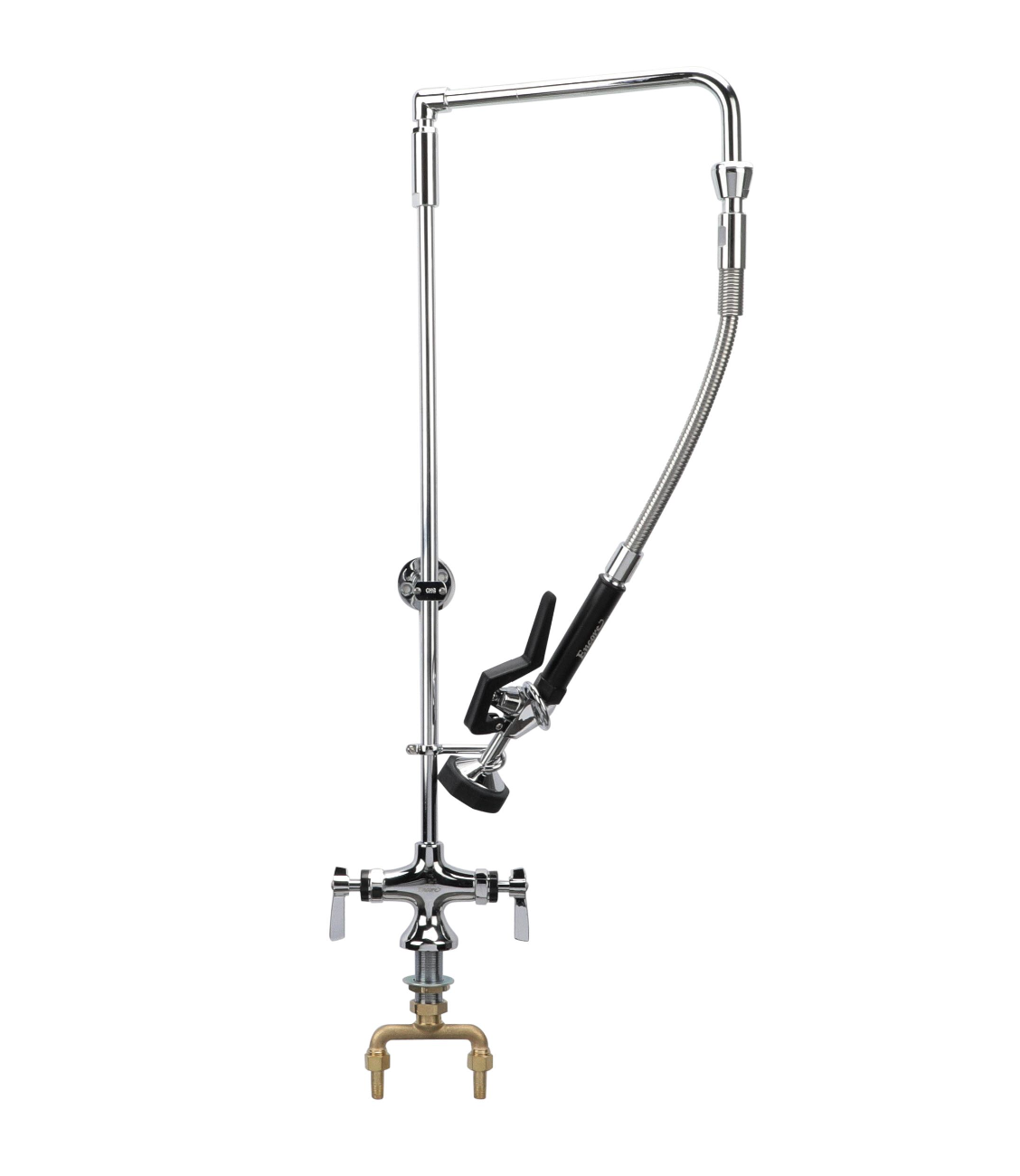 Encore Single Hole Deck Mount Swivel Arm Pre Rinse Assembly with 12" Swing Arm