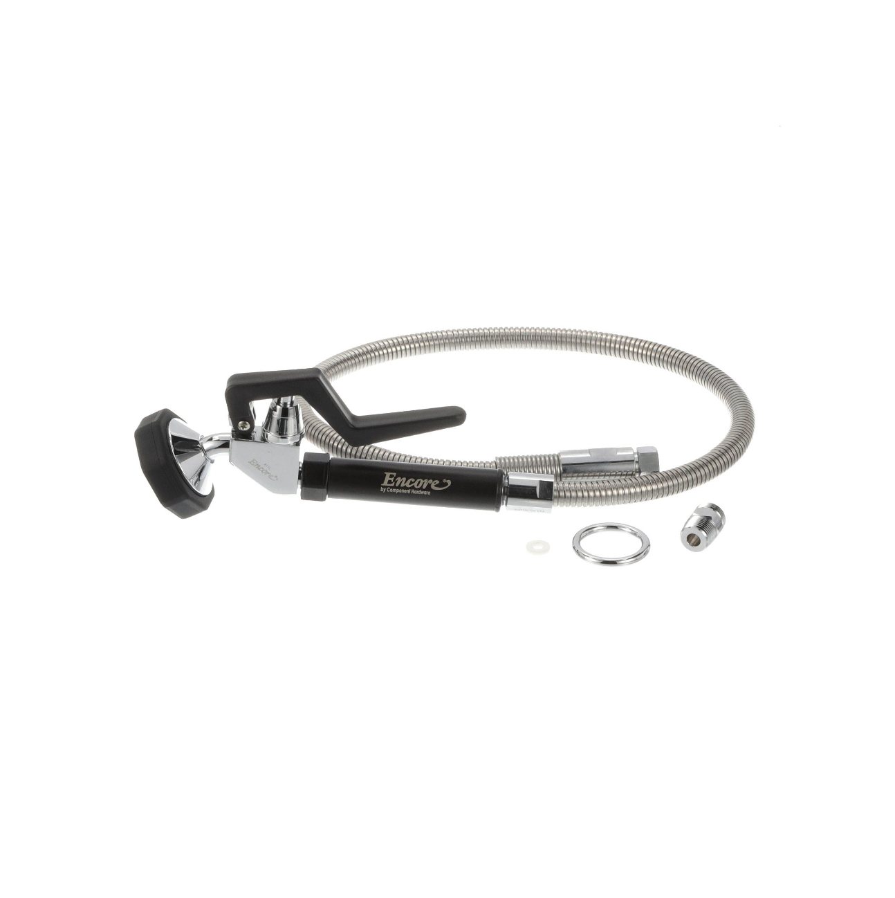Encore Pre-Rinse Hose 44" long with Angled Spray and adapters