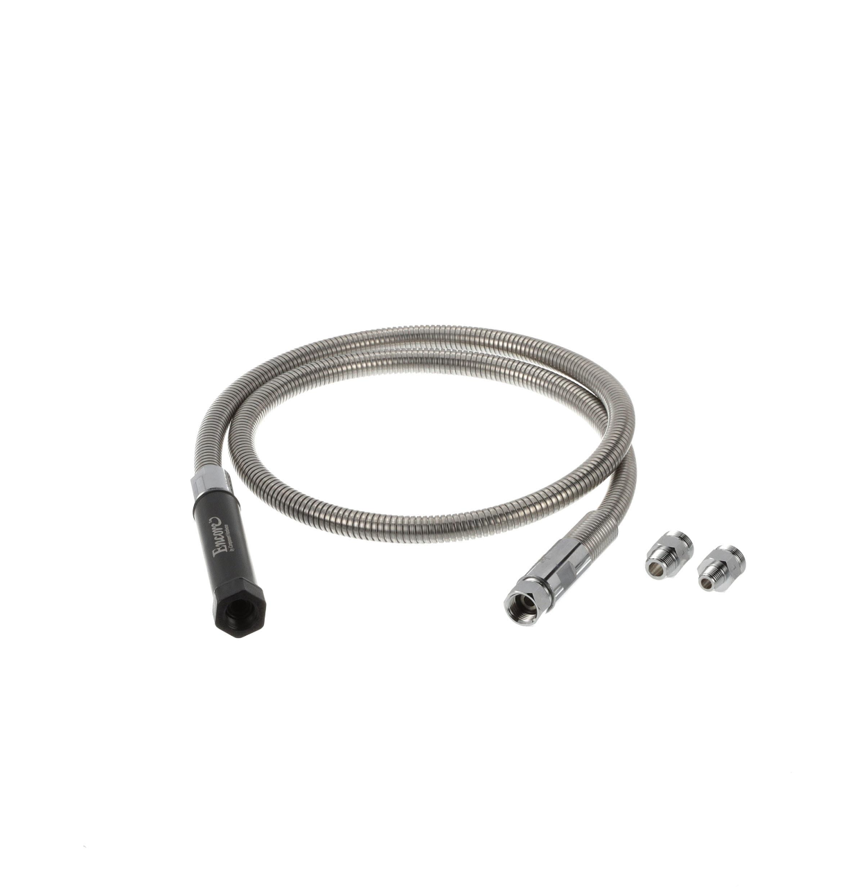 Encore Stainless Steel Pre Rinse Hose 60" Universal with Grip and Adapters