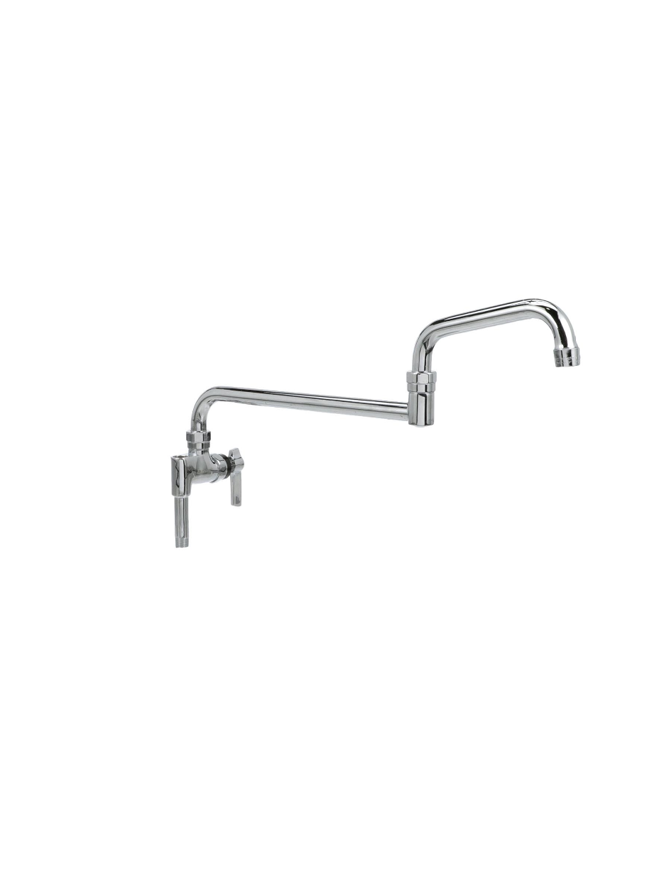 Encore® Brass Chrome Plated Add-On Faucet with 18" Double Jointed Spout