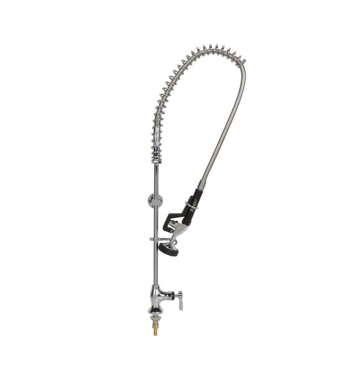 Encore® Brass Chrome Plated Single Deck Mount Pre-Rinse with Stainless Steel Spring