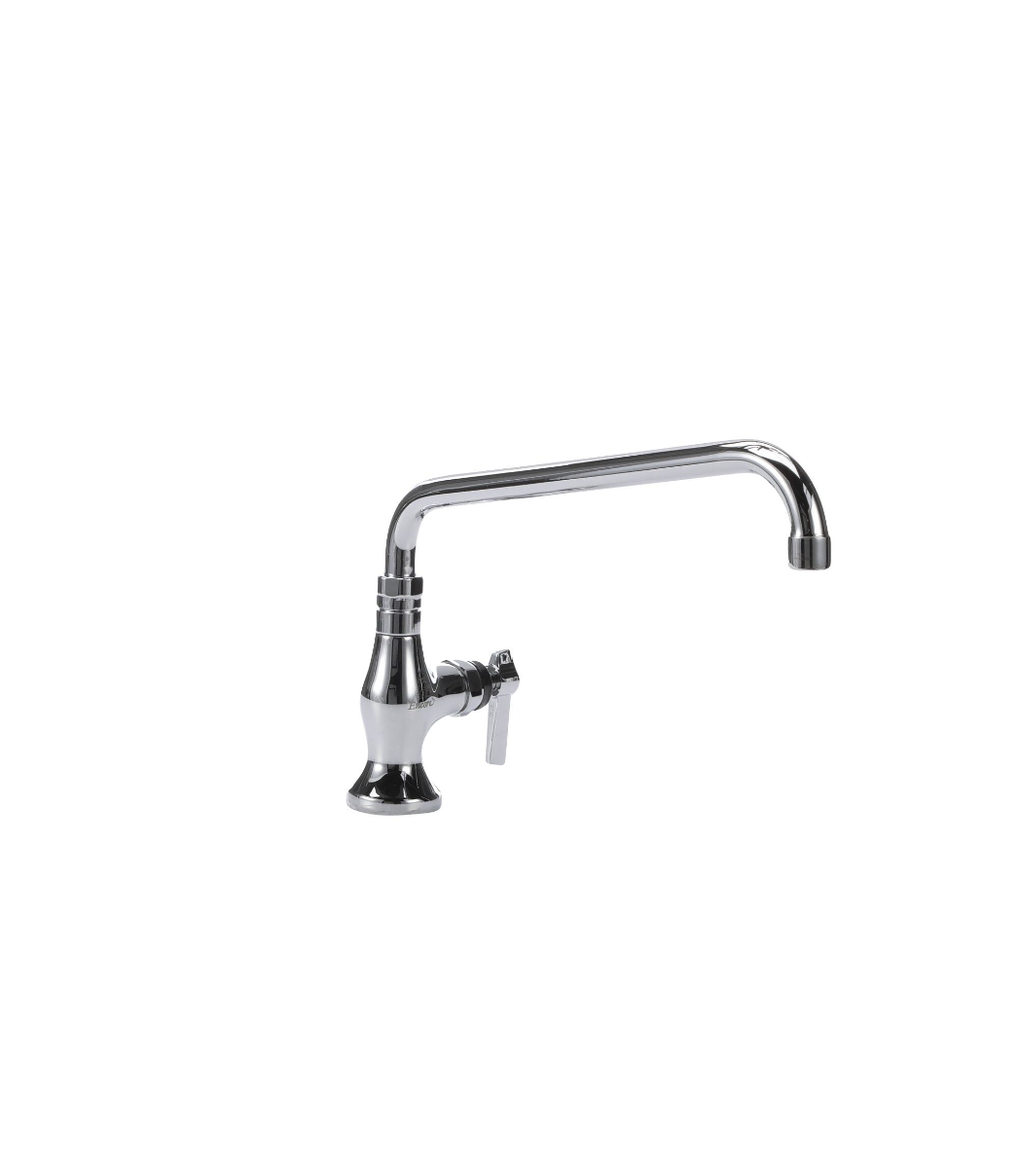 Encore® Brass Chrome Plated Single Pantry Deck Mount Faucet 6" Horizontal Swing Spout