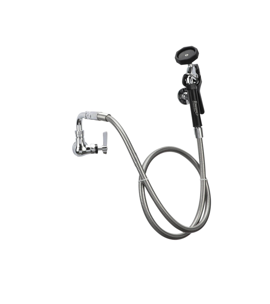 Encore® Brass Chrome Plated Single Wall Mount Utility Spray Assembly with 72" Hose