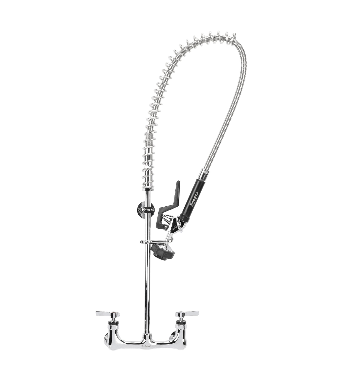 Encore® 8" OC Wall Mount Pre-Rinse Assembly with Stainless Steel Spring and 0.45 gpm PowerPulse™ Utility Spray