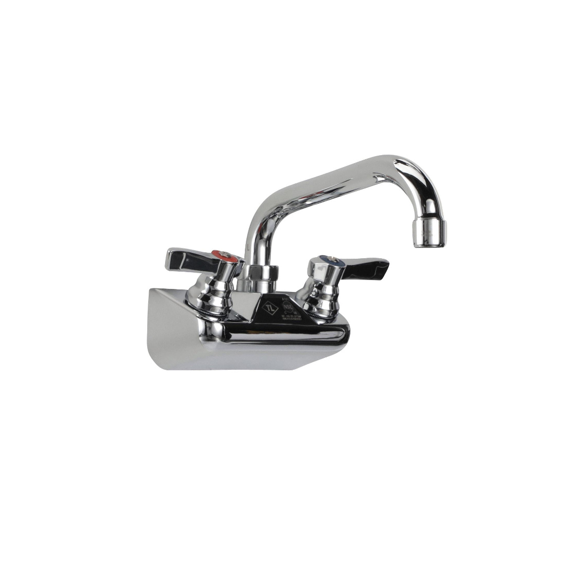 TOP-LINE® 4" OC Wall Mount Faucet Ceramic Valves with 6" Swivel Spout