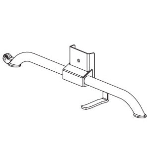 RP-2015-DR Right Tublar Metal Leg