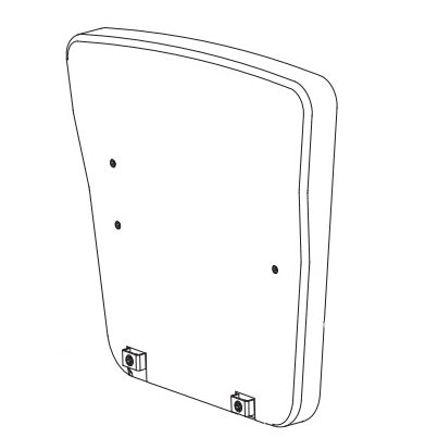 RY-45-GA Left Upholstered Armrest with Stitching and Mounting Bracket