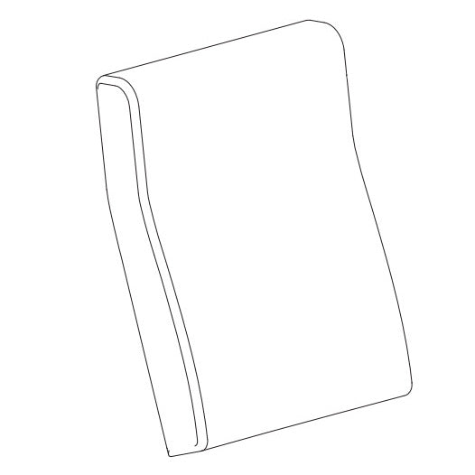 RY-53-17 Contemporary Backrest Cushion