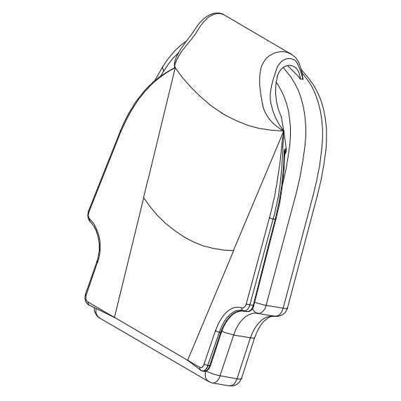 RY-65-17 Classic TG Metal Backrest Cushion