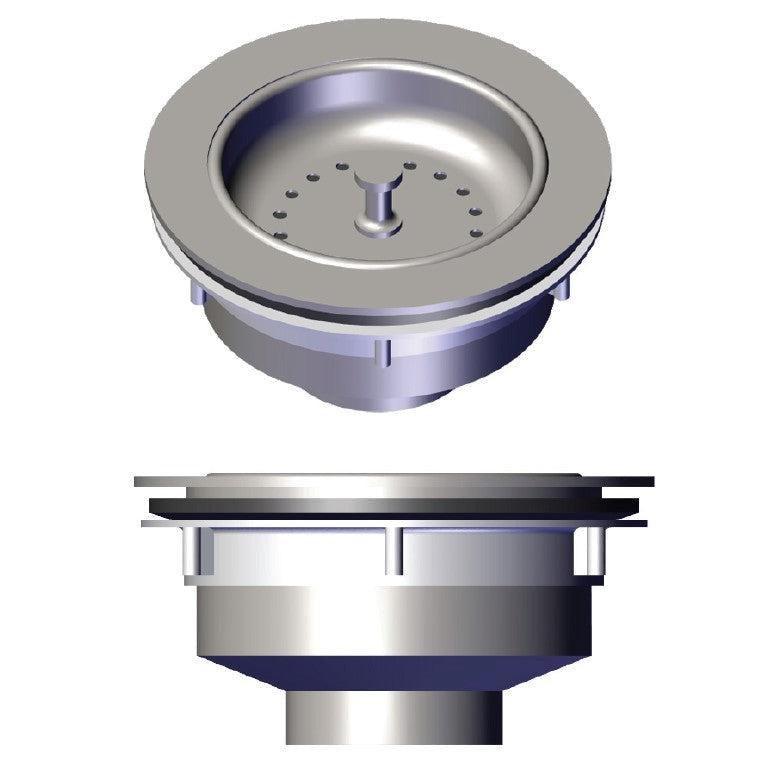 H0105-Standard Waste Drain Basket assembly