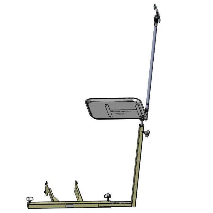 TMA55-15 Monitor Tray with IV Rod