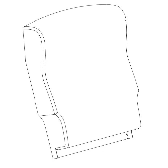 TU-01-22 Backrest Cover Only