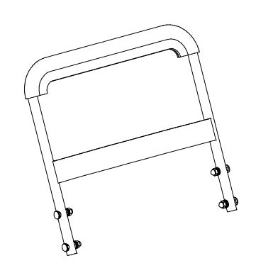 VP-050-20 Low Backrest Frame