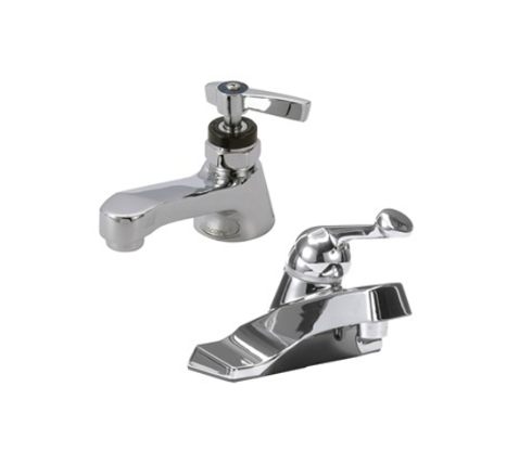 Single Handle Deck Faucets & Pop-Up Drains