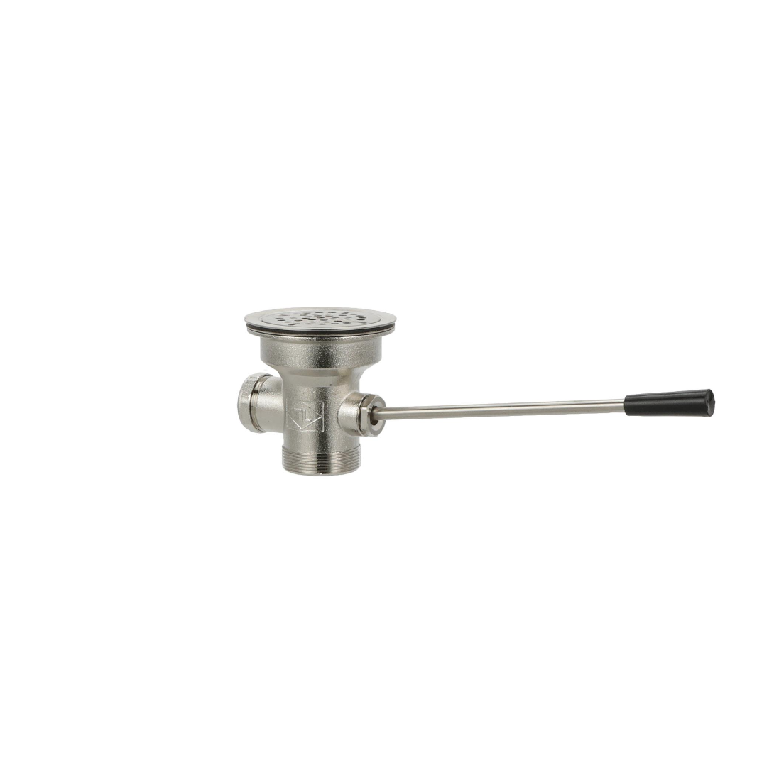 TOP-LINE® Lever Handle Drain, 3-1/2" Sink Opening, 2" Outlet