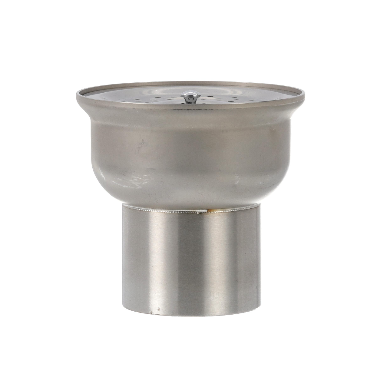 Encore® Stainless Steel Box Pattern Drain Bowl, Basket, and Cover with Welded Tailpiece