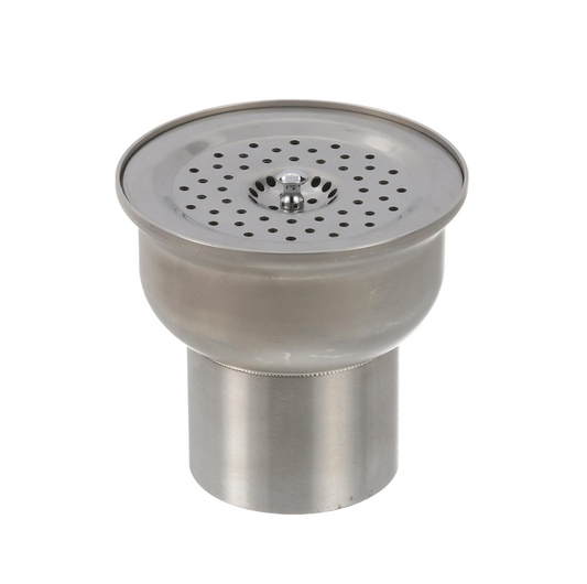 Encore® Stainless Steel Box Pattern Drain Bowl, Basket, and Cover with Welded Tailpiece
