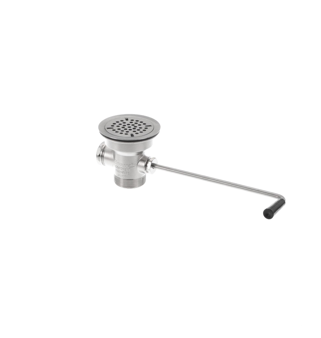Encore® Twist Handle Drain, 3-1/2" Sink Opening, 1-1/2" Outlet with Crumb Cup Strainer