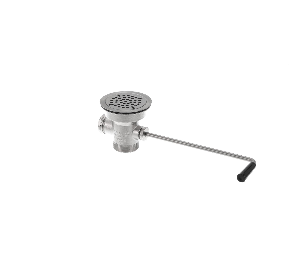 Encore® Twist Handle Drain, 3-1/2" Sink Opening, 2" Outlet with Crumb Cup Strainer