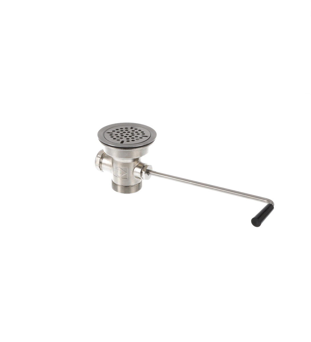 TOP-LINE® Twist Handle Drain, 3-1/2" Sink Opening, 2" Outlet with 1-1/2" Male Reducer