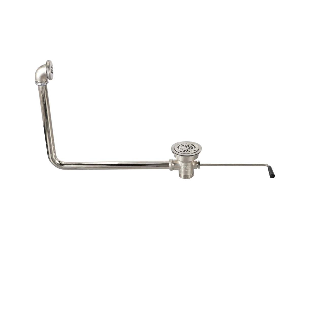 TOP-LINE® Twist Handle Drain, 3-1/2" Sink Opening, 2" Outlet with 1-1/2" with Overflow Assembly