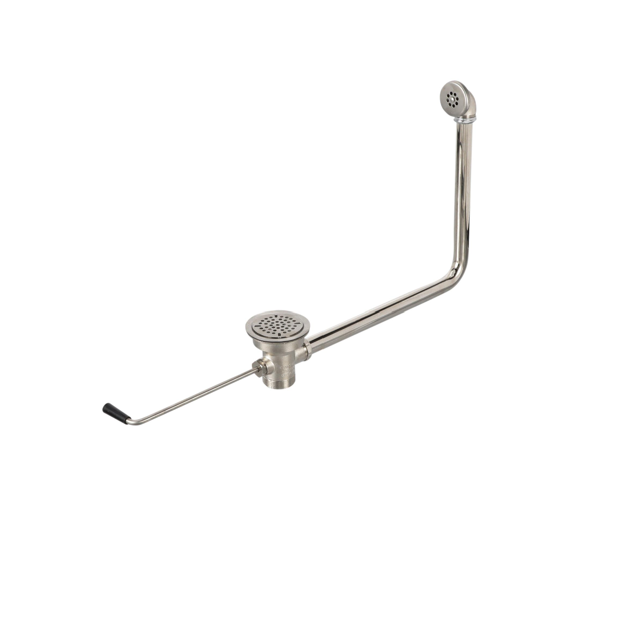 TOP-LINE® Twist Handle Drain, 3-1/2" Sink Opening, 2" Outlet with 1-1/2" with Overflow Assembly