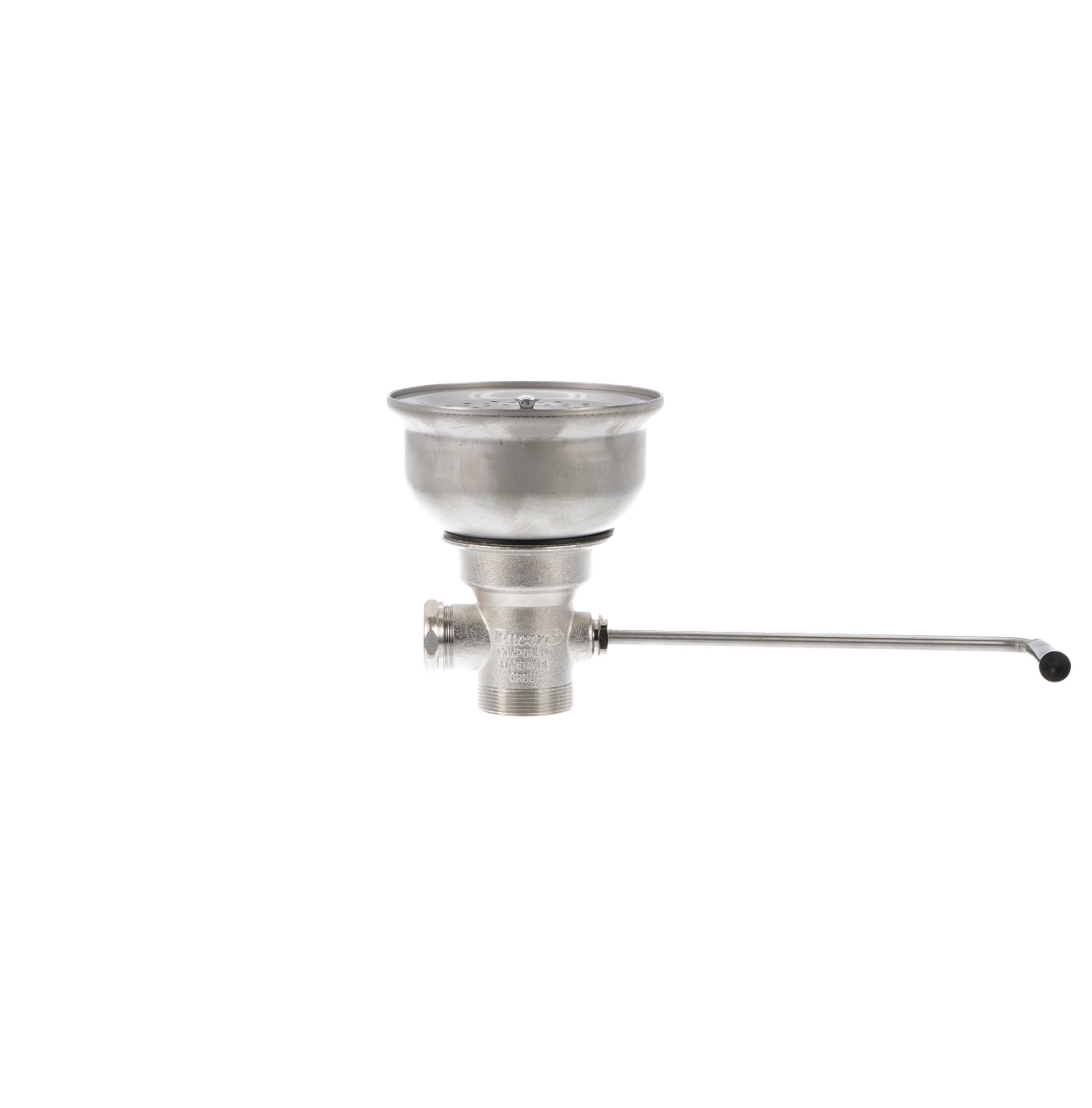 Encore® Twist Handle Box Pattern Drain, 6-1/2" Sink Opening, 2" Outlet with Overflow Assembly