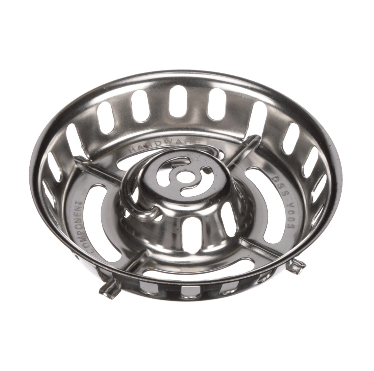 Encore® DrainMaster/Quik-Flo Rotary Drain Stainless Steel Crumb Cup Strainer with Bail