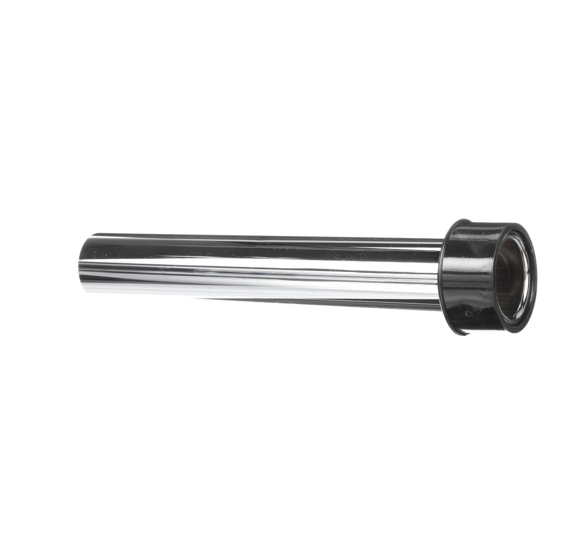 Encore® Nickel Plated Brass Overflow Tube 1-1/2" X 10" with Grommet and Overflow Strainer for 1-1/2" NPT