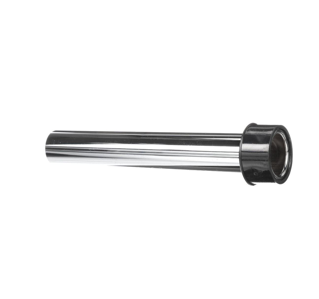 Encore® Nickel Plated Brass Overflow Tube, 1-1/2" X 12" with Grommet and Overflow Strainer for 1-1/2" NPT