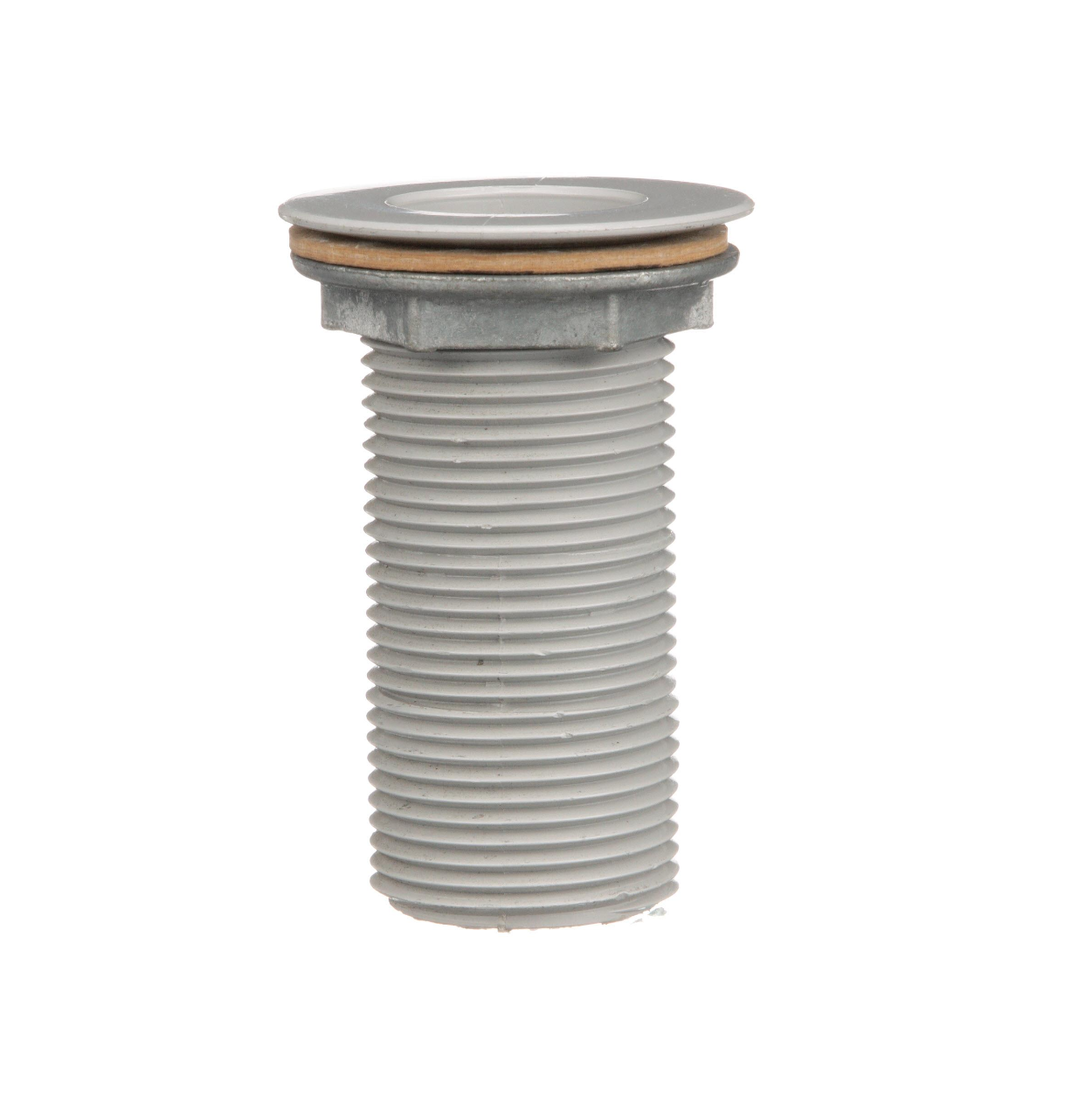 Encore® Gray ABS Sink Drain 2-7/8" L, 1-3/8" Dia. Sink Opening, 2" Face Flange, 1" NPS