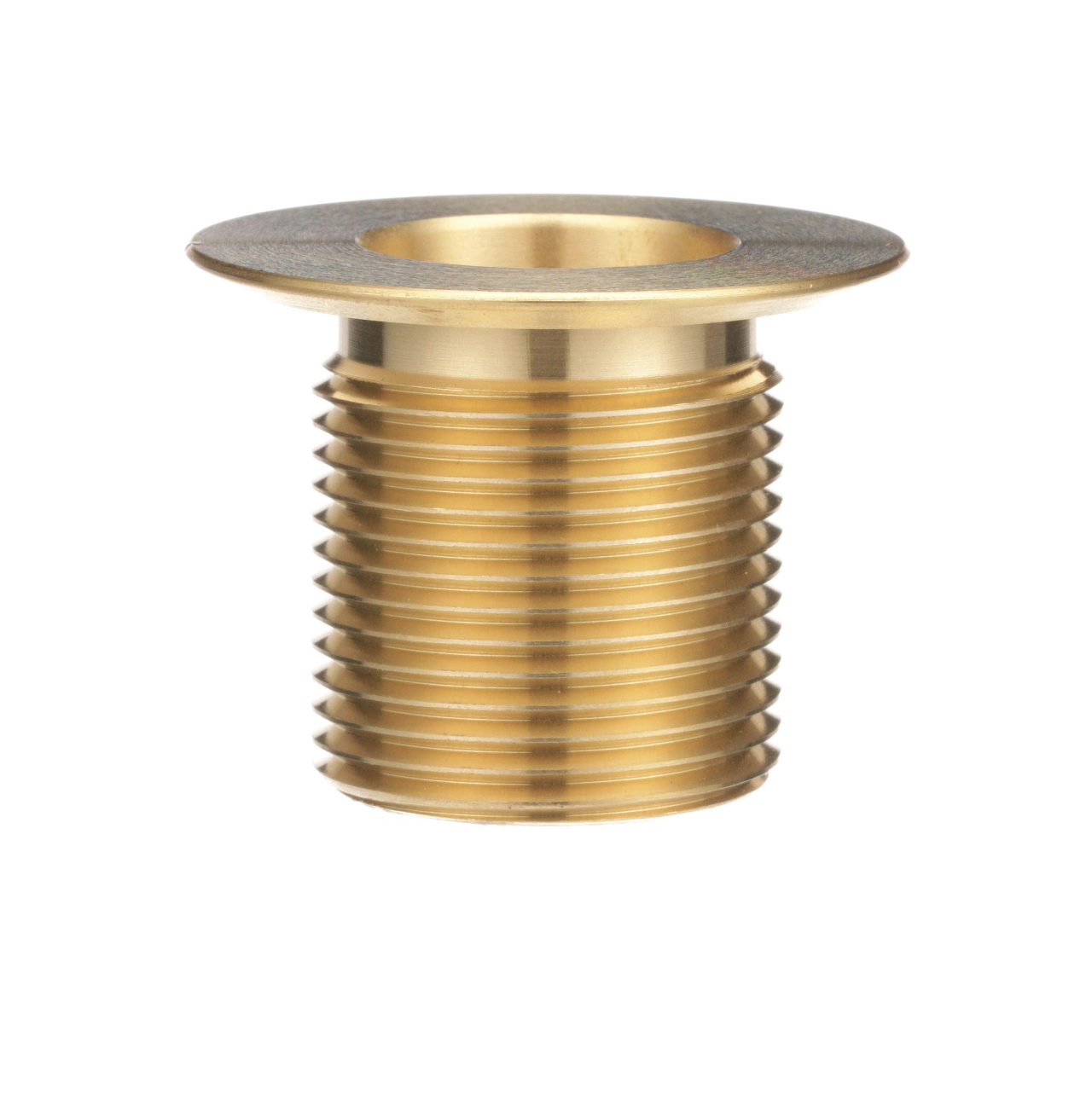 Encore® Brass Sink Drain 1-1/2" L, 1-3/8" Dia. Sink Opening, 2" Face Flange, 1" NPS
