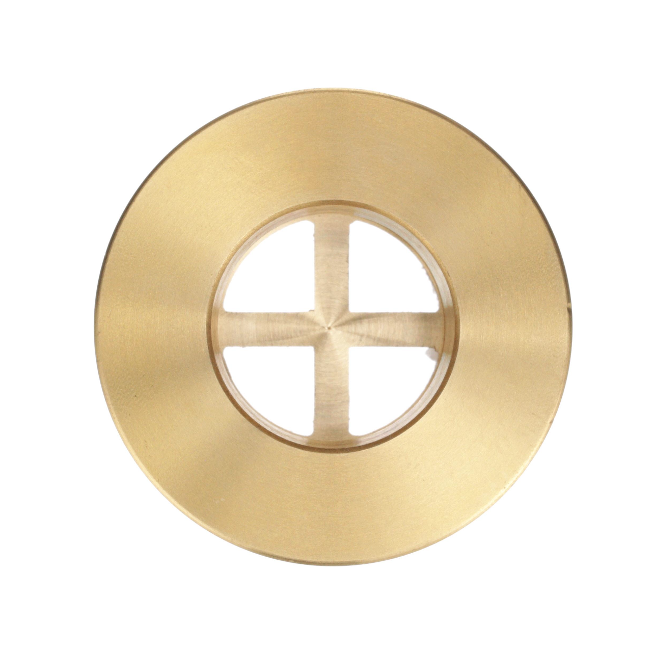 Encore® Brass Sink Drain 1-1/2" L, 1-3/8" Dia. Sink Opening, 2" Face Flange, 1" NPS