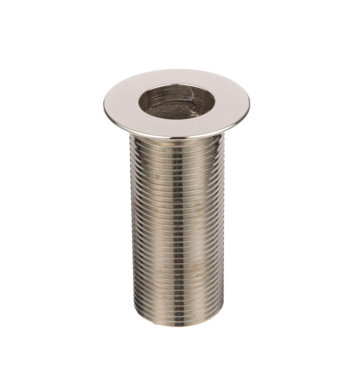 Encore® Nickel Plated Brass Sink Drain 3-1/4" L, 1-3/8" Dia Sink Opening, 2" Face Flange, 1" NPS