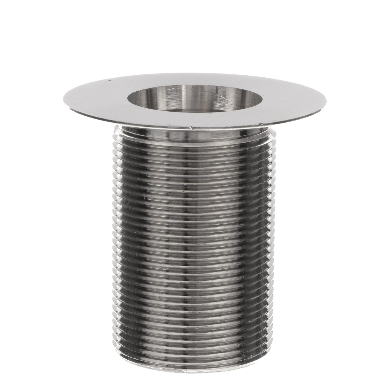 Encore® Nickel Plated Brass Sink Drain 3" L, 2" Dia Sink Opening, 3" Face Flange, 1-1/2" NPS