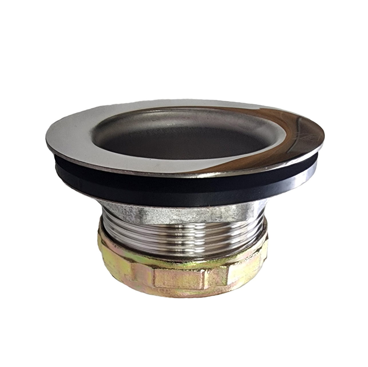Encore® 1.875" Stainless Steel Duo Mini Basket Drain with Satin Finish and 1.5" Outlet