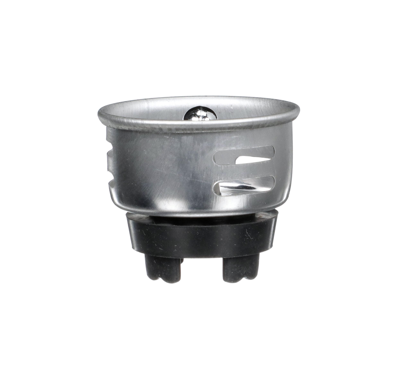Encore® Duo Mini Crumb Cup Stopper, Stainless Steel, (for Duo Mini Basket Drain)