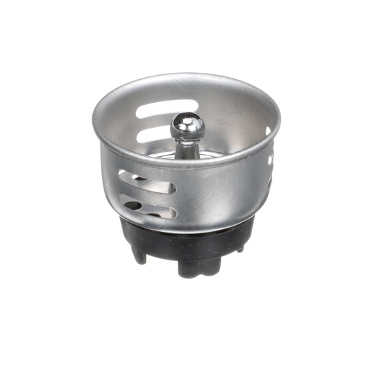 Encore® Duo Mini Crumb Cup Stopper, Stainless Steel, (for Duo Mini Basket Drain)