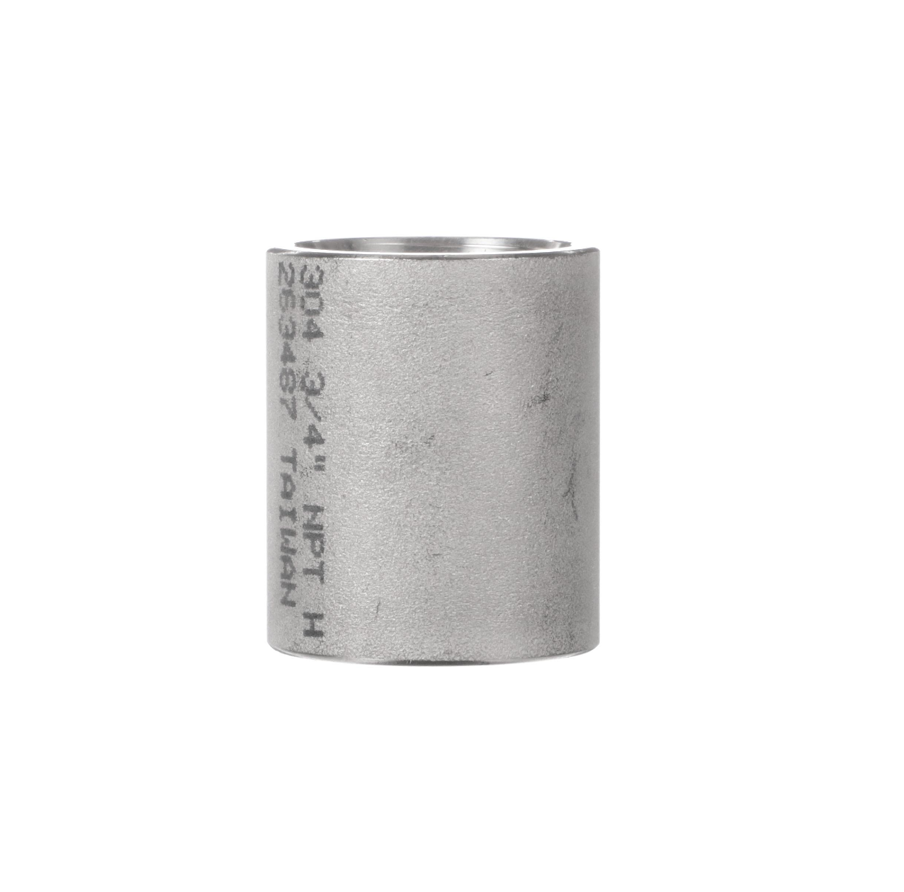 Encore® Stainless Steel 304 Coupling, 1-1/2" Long, Schedule 40, 3/4" NPT
